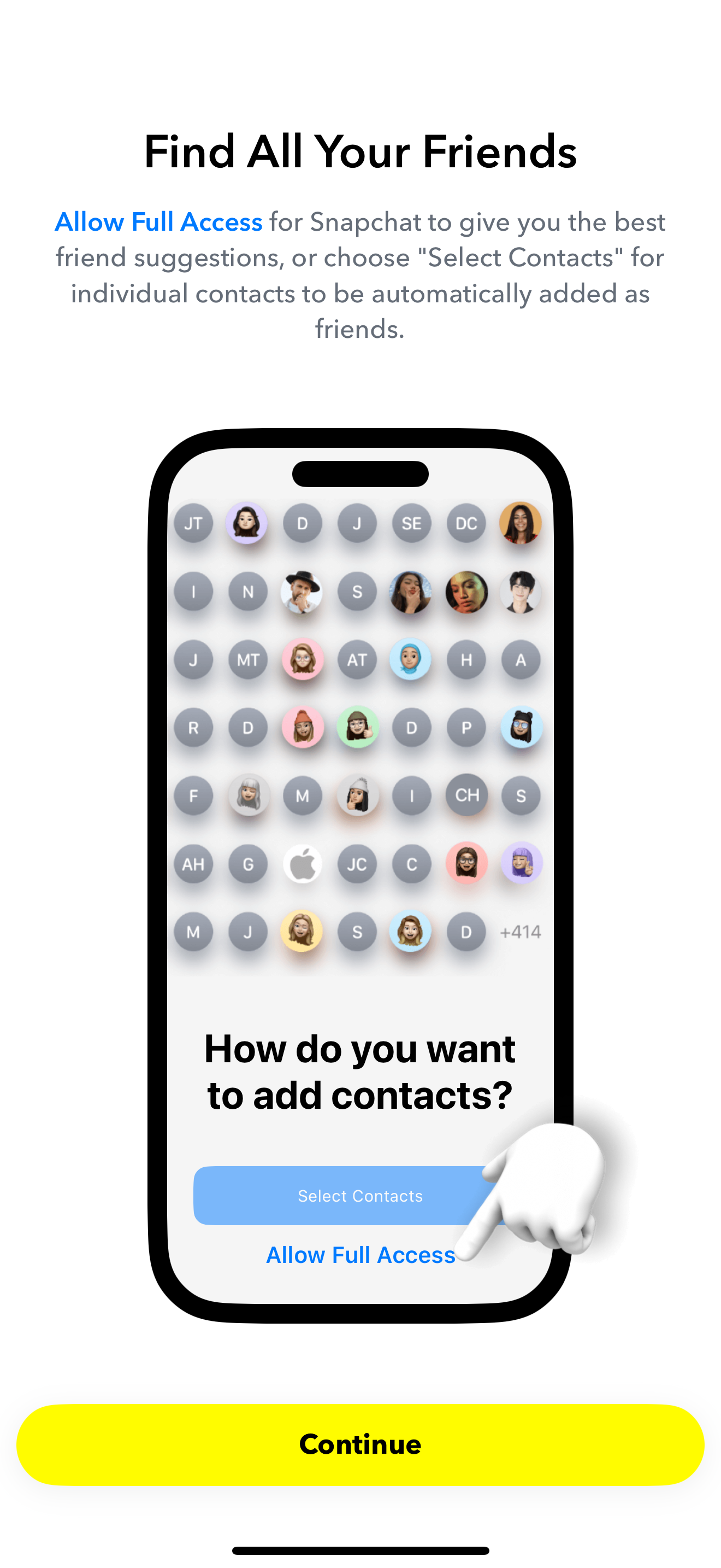 Contacts Access screenshot