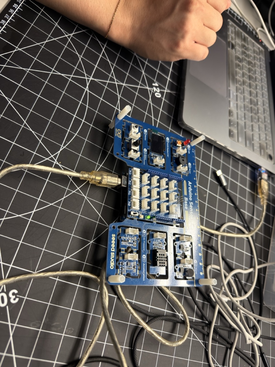 Connecting dev board to laptop