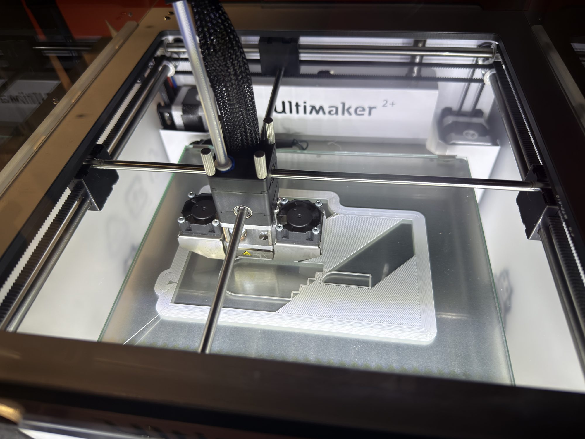 3D printing in progress on Ultimaker