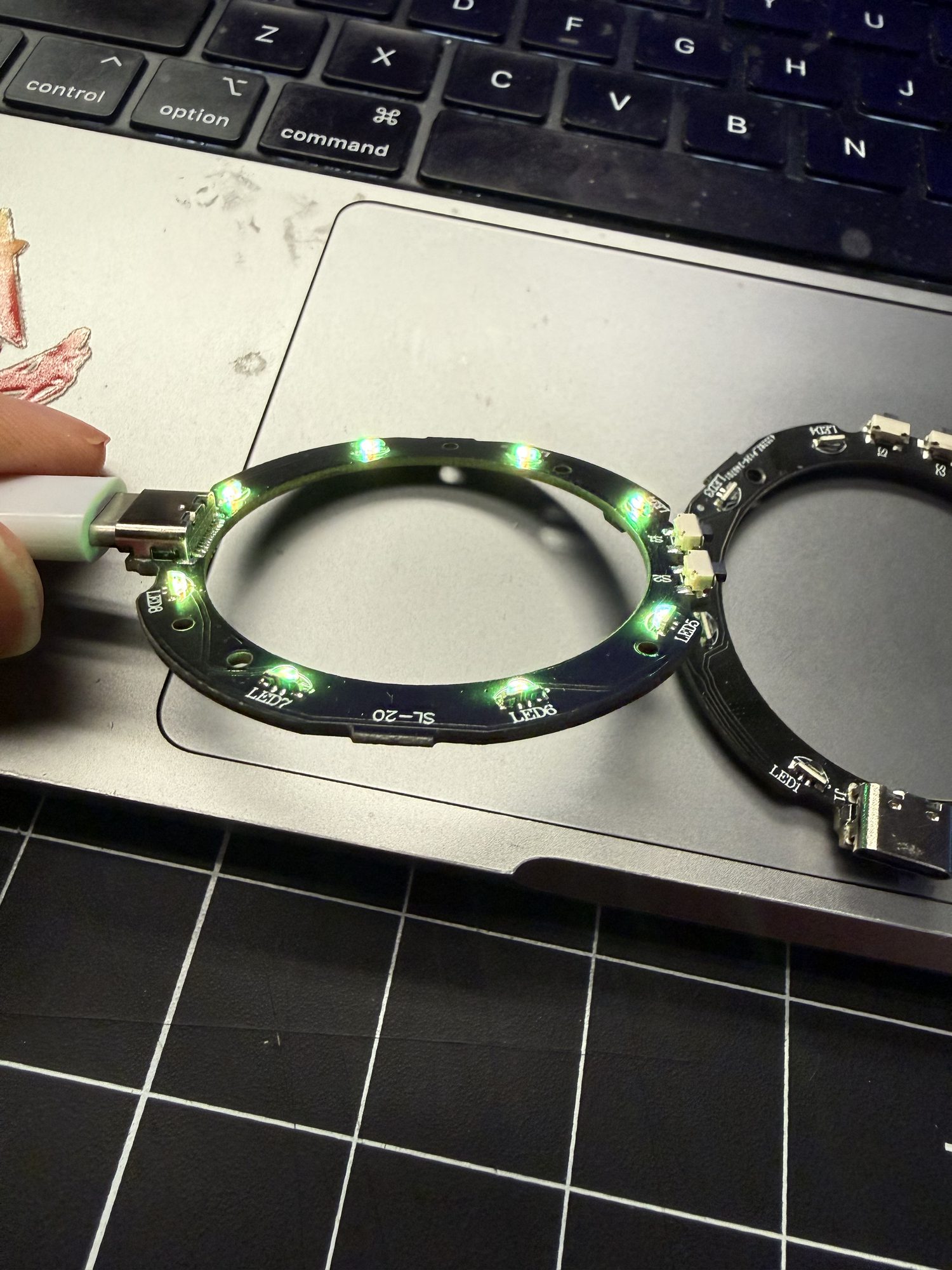 Testing RGB LED ring
